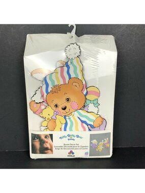 Vintage Teddy Beddy Bear & Friends Nursery Room Decor Set  3 Wall Plaques